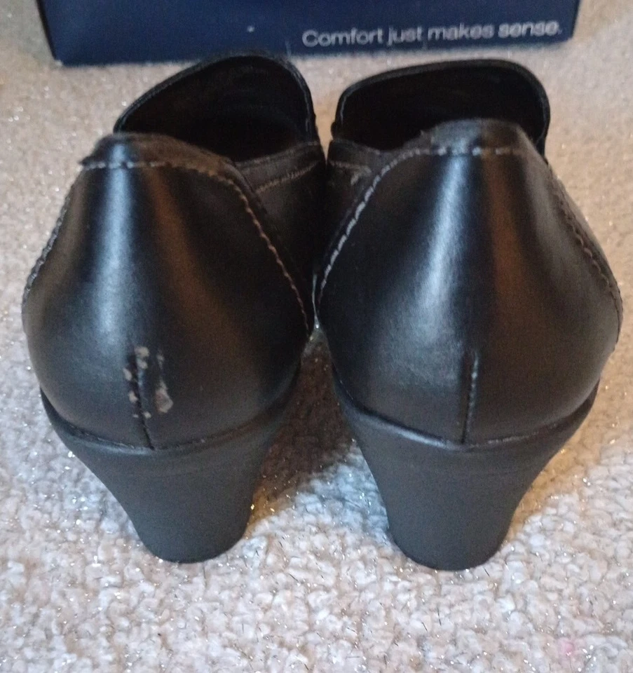Zapatos sin cordones Croft & Barrow Sheri negros de 2,5" para mujer 7,5 medianos Foto 3 de 4