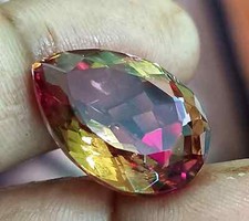 07 Color-Change A NATURAL Pear Cut Zultanite Loose CERTIFIED GEMSTONE 15.0 Ct