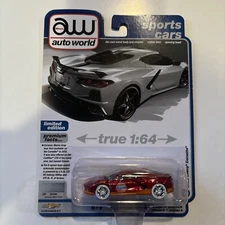 Auto World Ultra Red 2022 Chevy Corvette Gulf