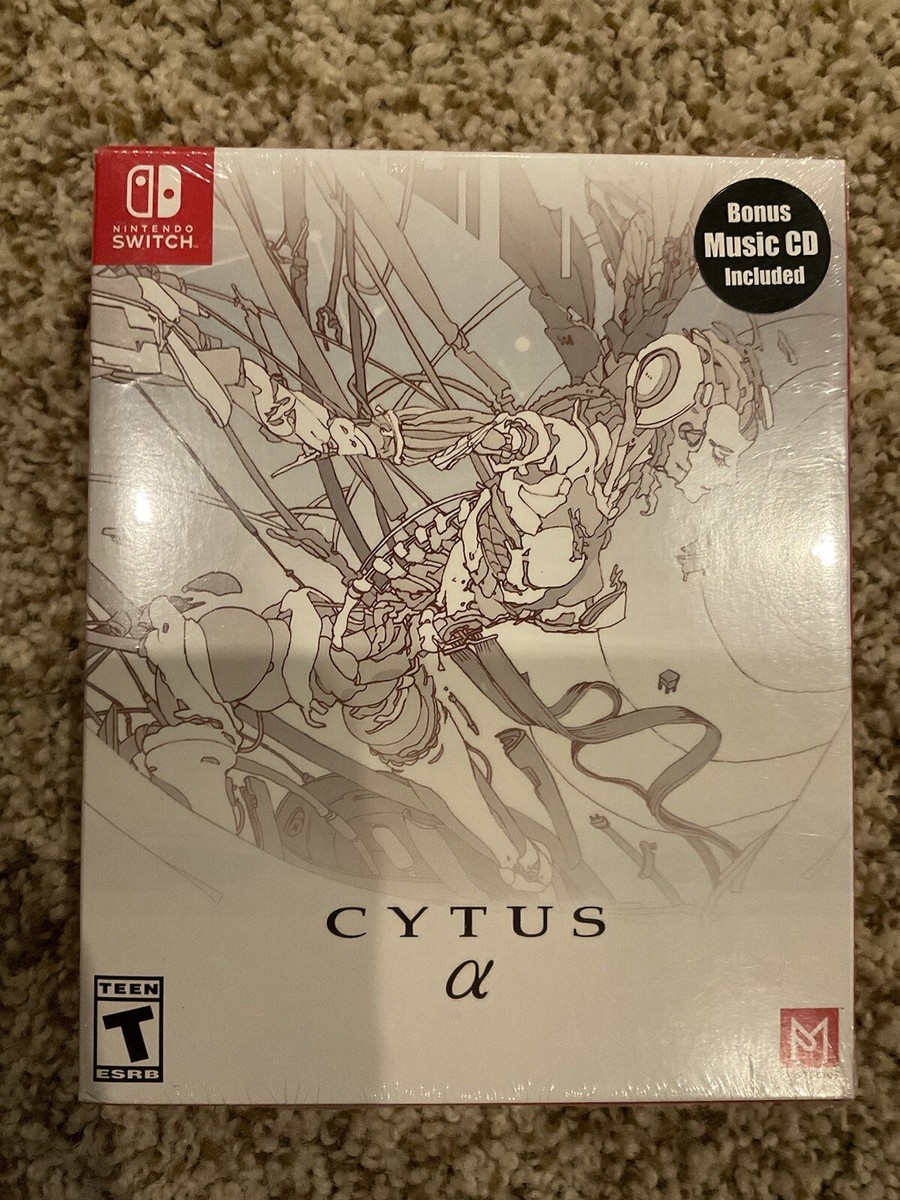 CYTUS α サイタス Switch 予約特典 CD サントラセット Cytus Alpha with Bonus CD (Nintendo Switch, 2019)- USA Launch
