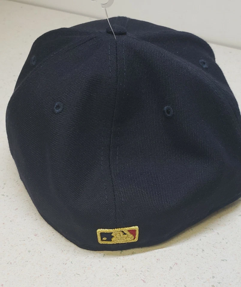 2018 Gold Program 59/50 Fitted Hat Cap  World Series Boston Red Sox NLB19 - Image 4 of 4