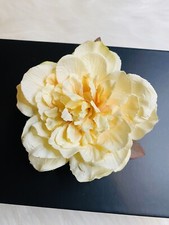 Yellow Camellia Flower Hair Clip New Handmade Gift 4 X 4