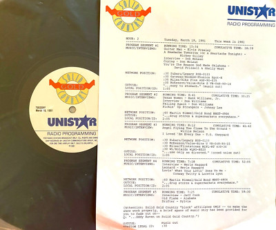 3/19/91 SOLID GOLD COUNTRY'S WEEK IN '81: ELVIS PRESLEY, HANK WILLIAMS JR,SYLVIA