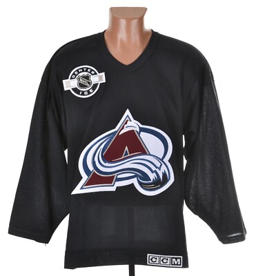 NHL COLORADO AVALANCHE ICE HOCKEY SHIRT JERSEY CCM SIZE S