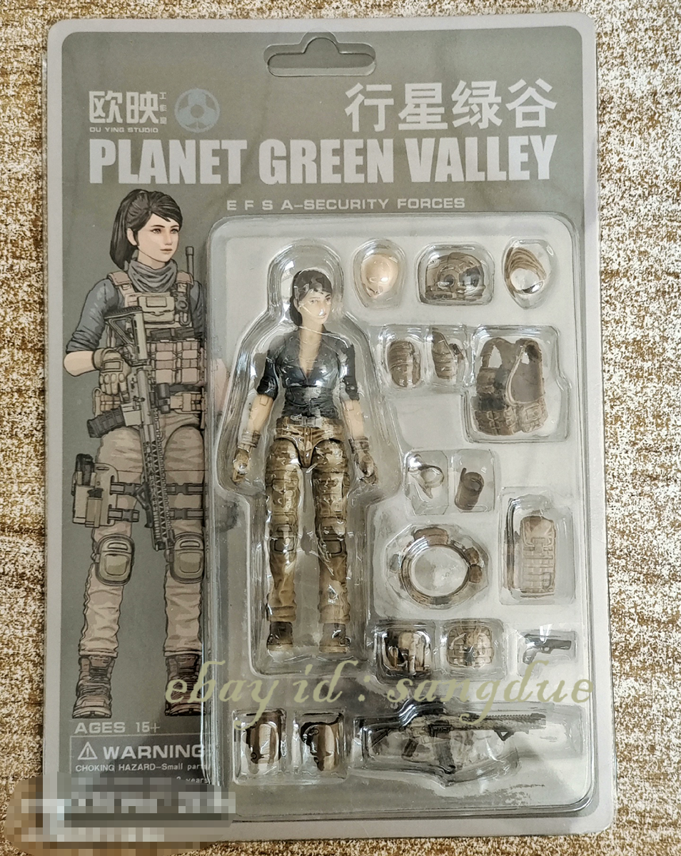 OU YING STUDIO PLANET GREEN VALLEY 1/18 Famale Solider GK OU YING STUDIO PLANET GREEN VALLEY 1/18 Famale Solider GK