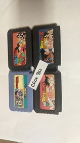 Nintendo Famicom Lot of 4 - Dragon Ball & Dragon Ball Z - CCcx80