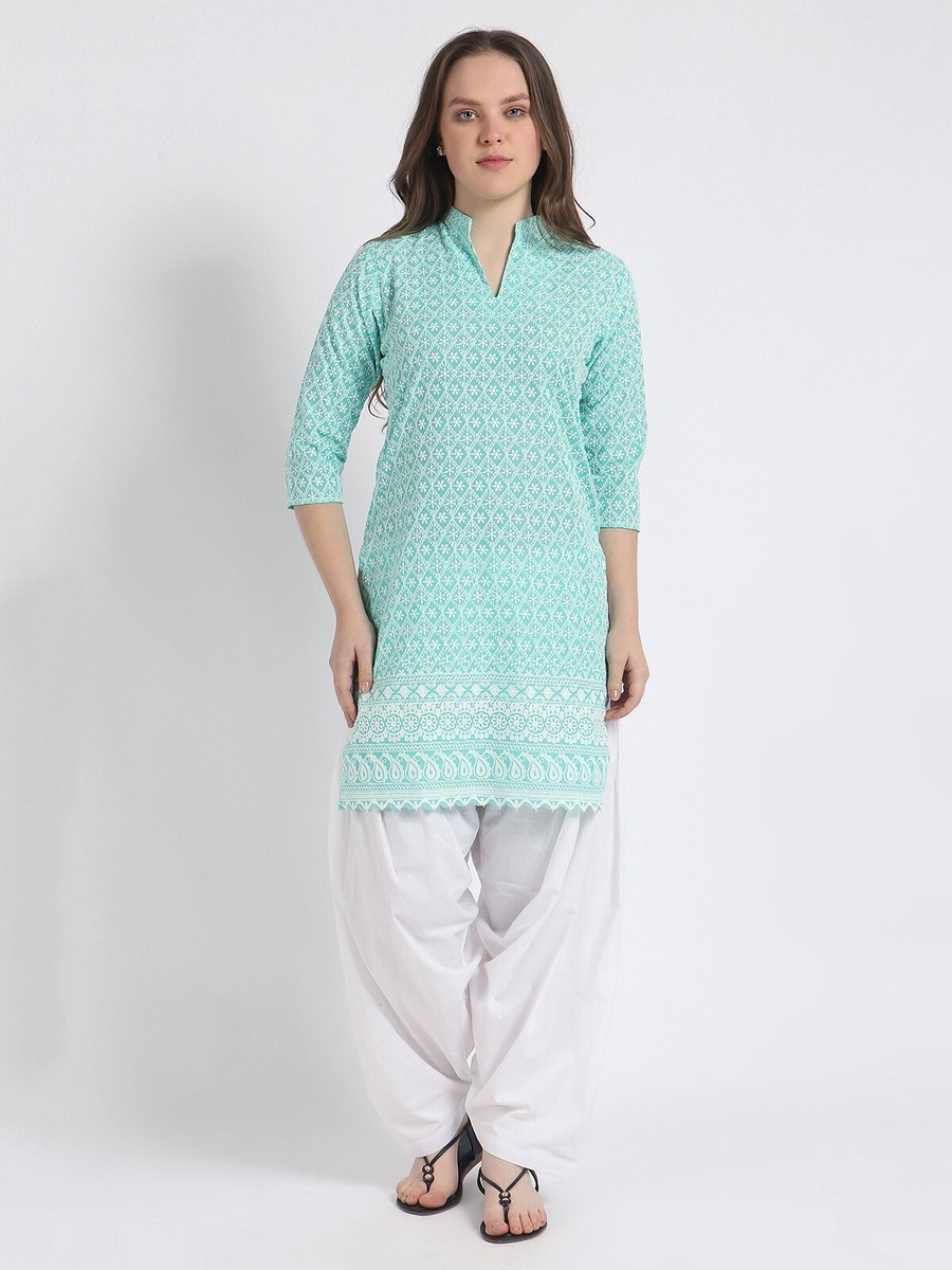 Women Cotton Indian Dress Tunic Top Straight Embroidery Kurta Girls & Women Wear | eBay Women Cotton Indian Dress Tunic Top Straight Embroidery Kurta Girls & Women Wear | eBay