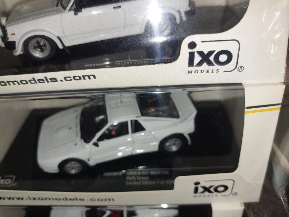 1x IXO MDCS013 LANCIA 037 Gr.B Plain body White TEST CAR Ready To Race 1:43 RARE - Immagine 4 di 4
