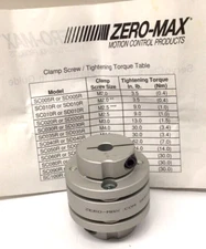 Zero-Max SC050R-10mm-12mm ServoClass Coupling Straight Cut 10mm/12mm Bore Ends
