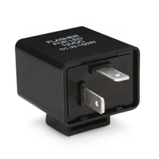 12V 2 Pin Motorcycle Blinker Adjustable LED Flasher Relay Turn Signal Indicator.