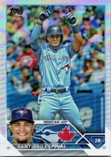 2023 Topps Foil #324 Santiago Espinal - Toronto Blue Jays