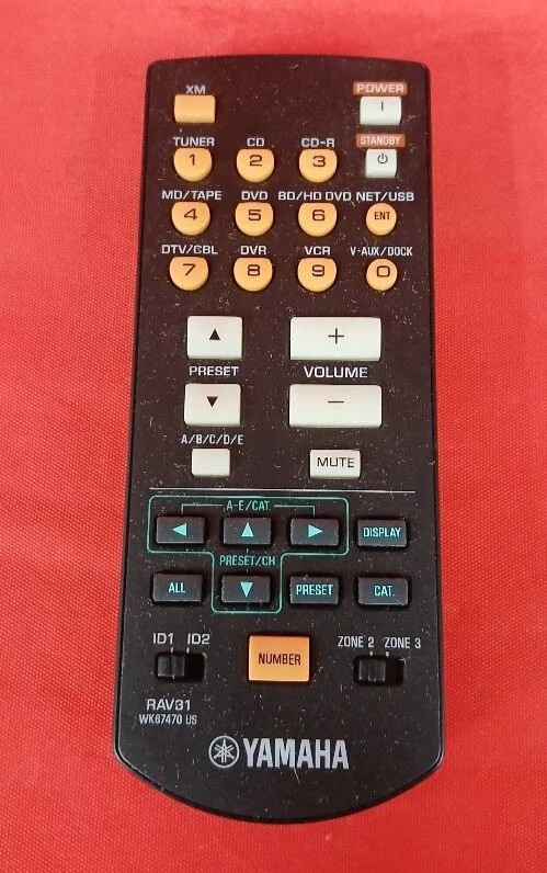 Yamaha Natural Sound AV Cinema DSP Receiver RX V2092 With 2 Remotes Bundle - Image 4 of 4