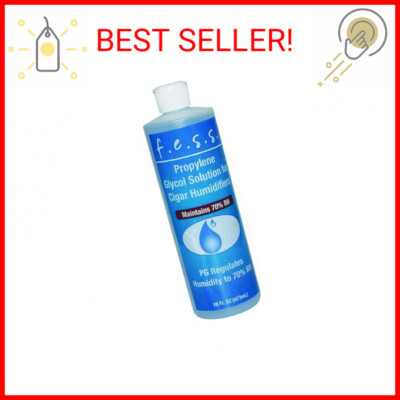Fess Humidifier Propylene Glycol PG Solution for Humidor 16 Oz (1)