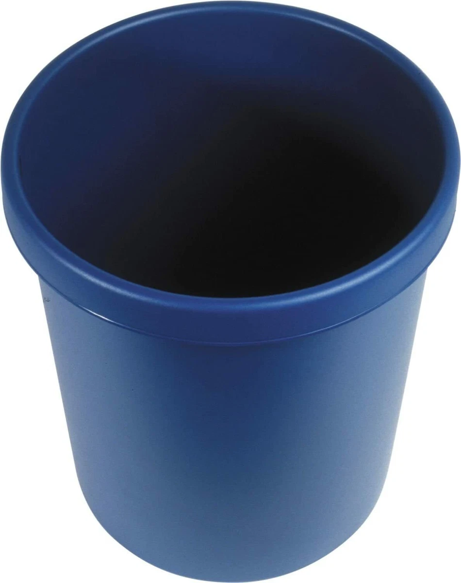helit Papierkorb H6105834 18l rund Kunststoff blau
