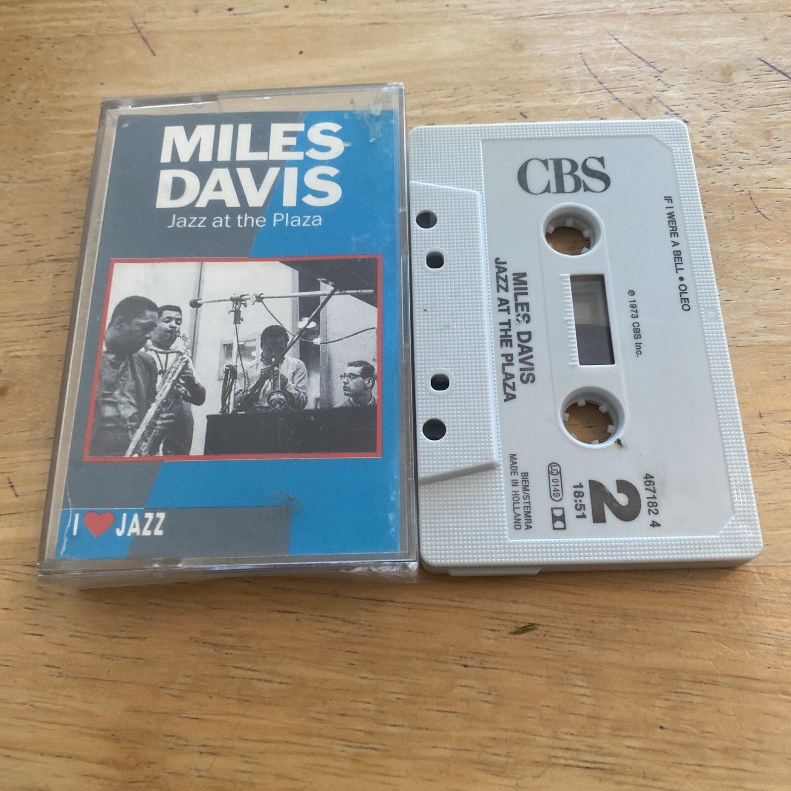 Miles Davis. RARE “Jazz At The Plaza”. 4 Track Cassette