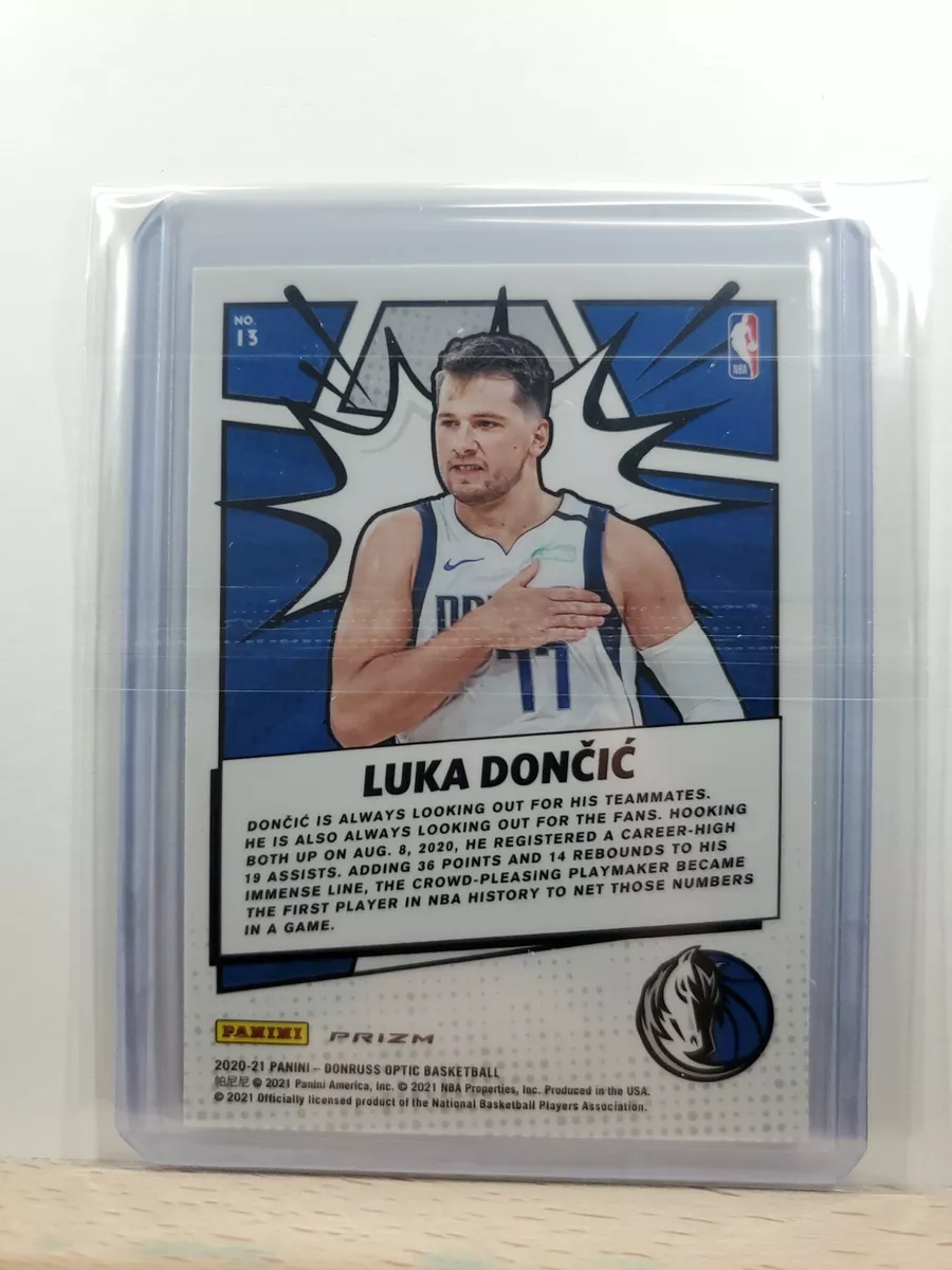 2020-2021 Donruss Optic Luka Doncic