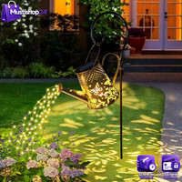 Solar GießKanne Lichterkette Wasserdicht Vintage Gartendeko FüR AußEn Terrasse