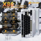 75% CNC Aluminum Mechanical Keyboard Tri-Mode Hot-Swappable RGB Gaming Keyboard