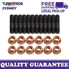 High Tensile Twin Turbo Charger Stud Kit For Toyota LC 200 Sahara 1VD-FTV 4.5L