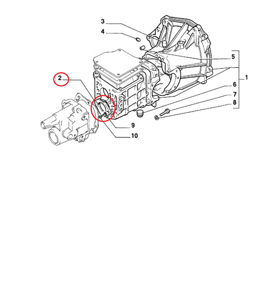 Schaltplatte Fiat 126 BIS Original 46576178-image