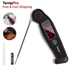 TempPro TP19W Instant Read Digital Meat Thermometer Waterproof BBQ Grill Cook