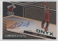 2020-21 Panini Obsidian Onyx Electric Etch Orange 21/50 Gabe Vincent Auto lz7