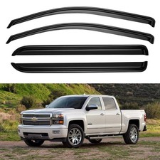 Window Visors Rain Guards for 20142018 Silverado/Sierra 1500, 2500HD, 3500HD