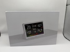 16 in 1 Air Quality Monitor Indoor 7" Display 9 AQI 7 AQI Alerts, CO2 Monitor Ai