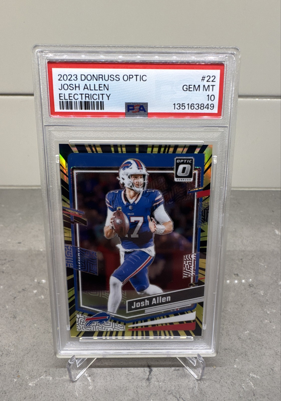 2023 Panini Donruss Optic - Josh Allen #22 Electricity Prizm /69