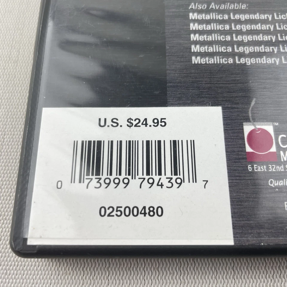 Metallica 1988-97 Guitar Legendary Licks 2002 DVD Doug Boduch - Image 3 of 4