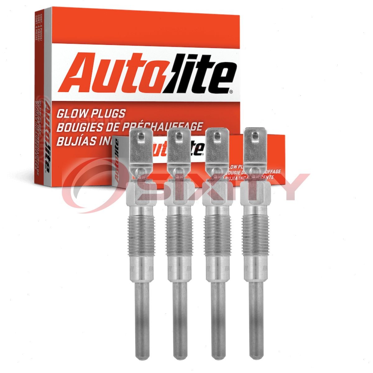 4 pc Autolite 1107 Diesel Glow Plugs for ZD-1 8G 180 Ignition Cylinder ag