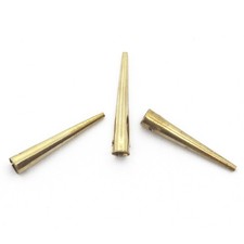 6x Nestelspitzen Messing Reenactment Mittelalter Larp Nesteln Nestelspitze