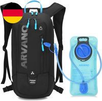6L Fahrradrucksack Mit 2L Trinkblase, Trinkrucksack Leicht & Atmungsaktiv, Mount