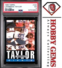 LAWRENCE TAYLOR PSA 5 1985 Topps All Pro #124