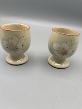 Denby Stoneware Daybreak Egg Cups x 2 