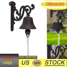 Vintage Retro Style Cast Iron Wind Chime Door Bell Wall Hanging Entry Door Bell