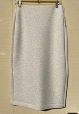 OLD NAVY MIDI SKIRT BOUNCE FLEECE OATMEAL HEATHER SZ S NWT