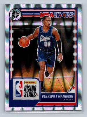 2023-24 Hoops Premium Stock #286 Bennedict Mathurin Ice Prizm