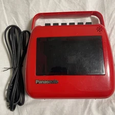Panasonic Cassette Tape Player Recorder Red Vintage RQ-711S Tested Works