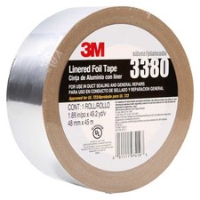 3m FoilTape,Aluminum,Silver,49ydL,1-7/8inW 3380 3m 3380 0051111974193 Aluminum