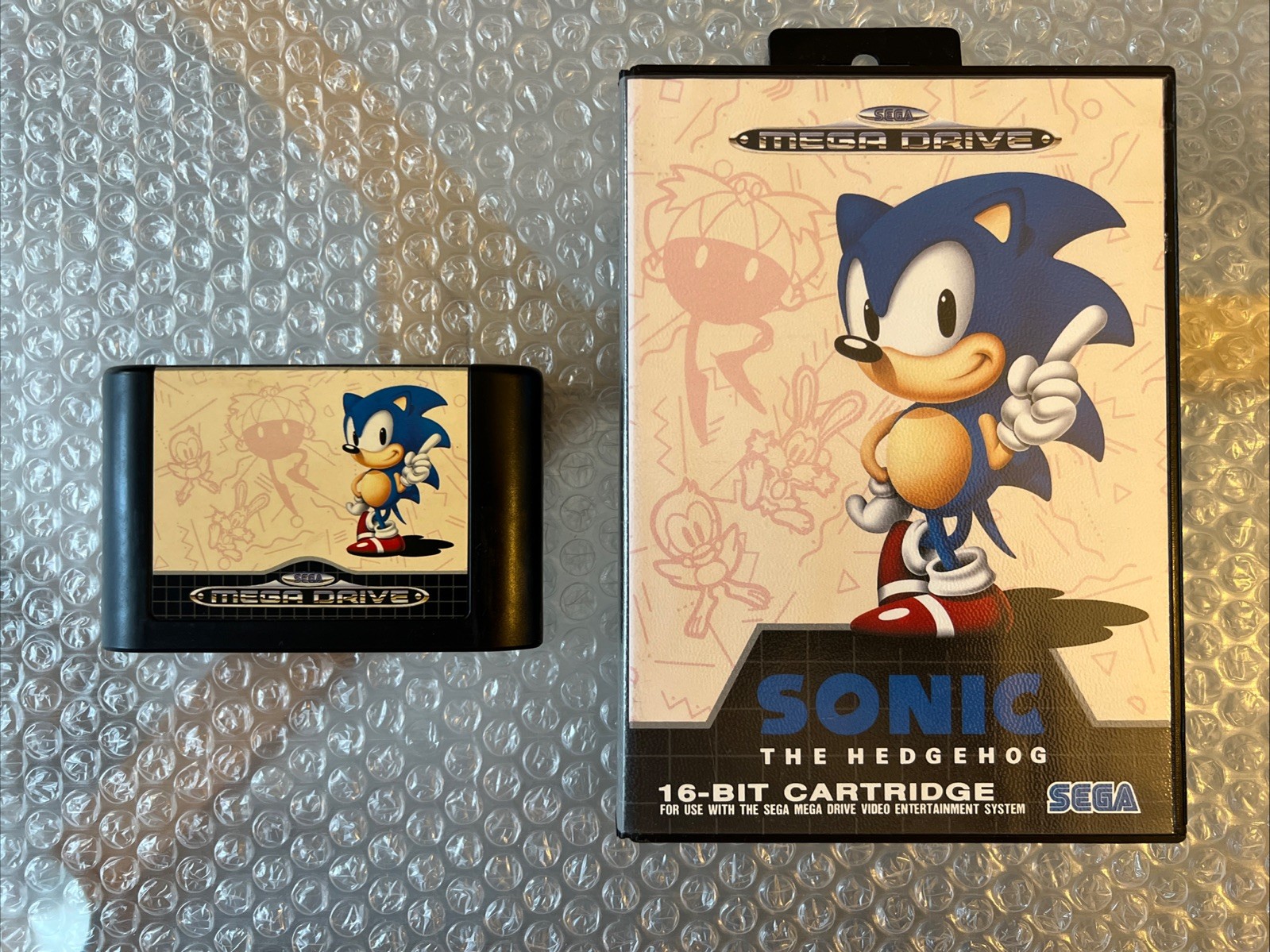 Sonic The Hedgehog Sega Megadrive Sans Notice PAL EUR. TBE +++.