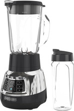 Quiet Blender with 6-Cup Cyclone Glass Jar, 3 Speeds + 3 Functions & Serrated Bl