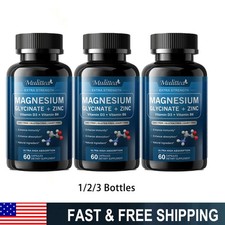 500MG Magnesium Glycinate 60-180Capsules For Sleep Stress Relief Support