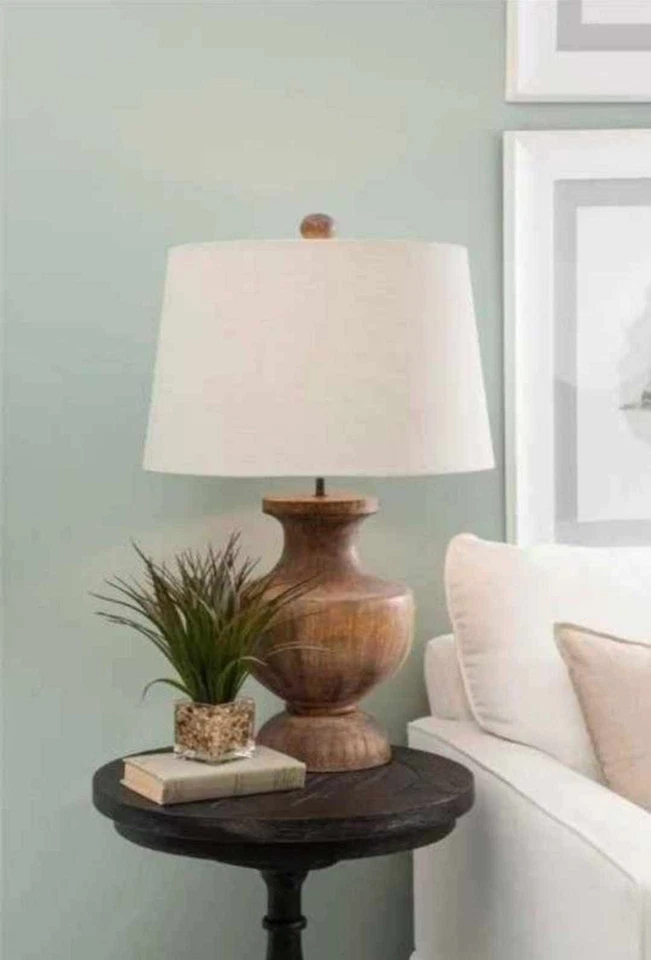 Lámpara de mesa Bassett Mirror L3347TEC Stella para el hogar, marrón Foto 2 de 4