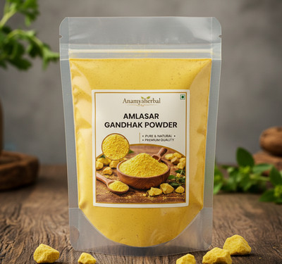AMLASAAR ,AMALSAR ,GHANDAK ,GANDHAK ,YELLOW SULPHUR  Organic Herbal Powder