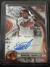 2024 BOWMAN BEST SAMUEL BASALLO AUTO AUTOGRAPH ORIOLES 