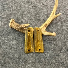 1911 Aged Giraffe Bone Custom Handmade Pistol Grips Fits Standard Government C