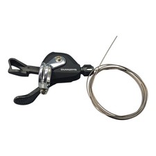 Shimano SL-RS700 Clamp 2-Speed Flat Bar Gear Shift Lever Left Silver Black - NEW