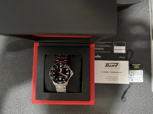 TISSOT SEASTAR 1000 40MM Quartz Black Dial T120.410.11.051.00