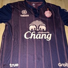 Syntrel Buriram United Koszulka piłkarska XL Granatowa Różowa Krótki rękaw Koszula klubowa